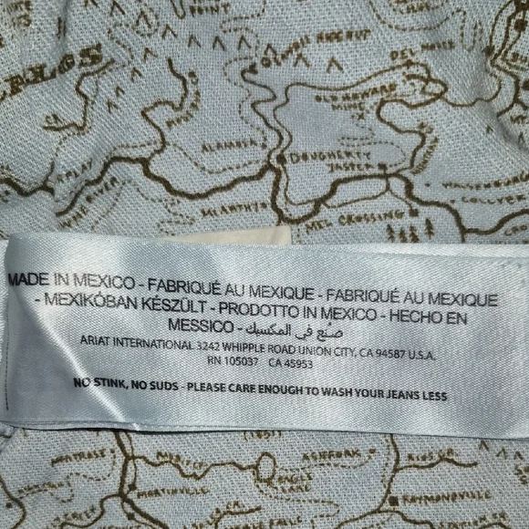 Ariat M4 Men's Relaxed Straight Leg Blue Jeans - Picture 8 of 10